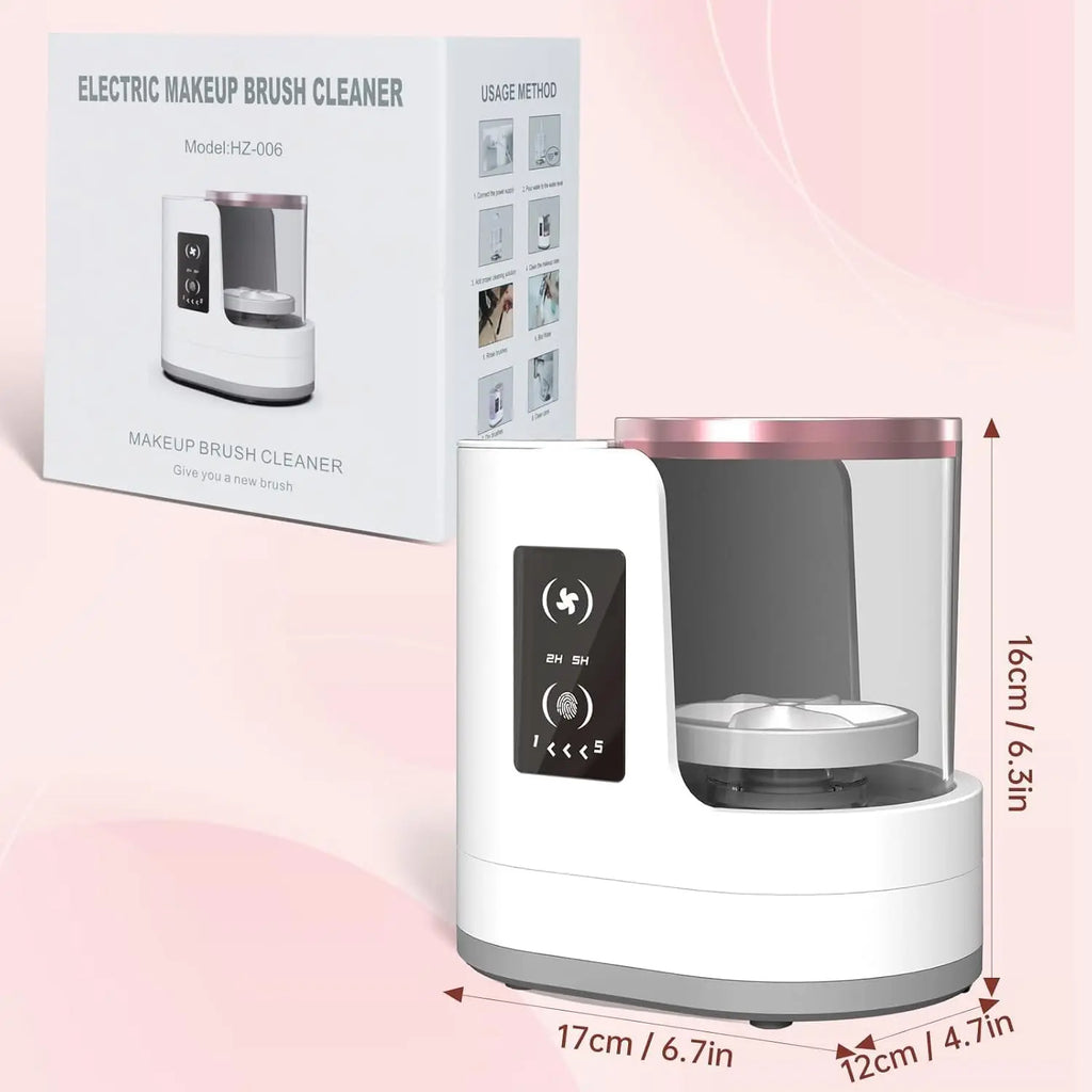 Makeup brush cleaning machine