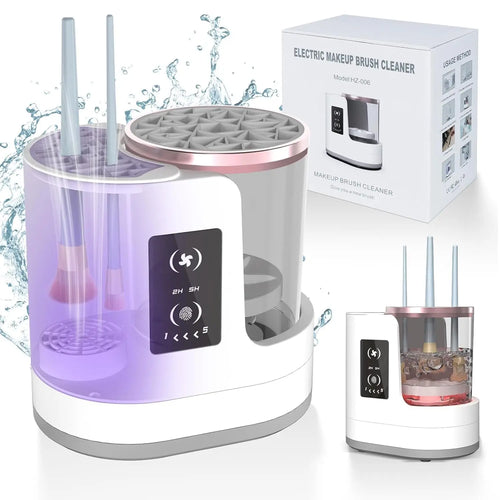 Makeup brush cleaning machine