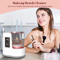 Makeup brush cleaning machine